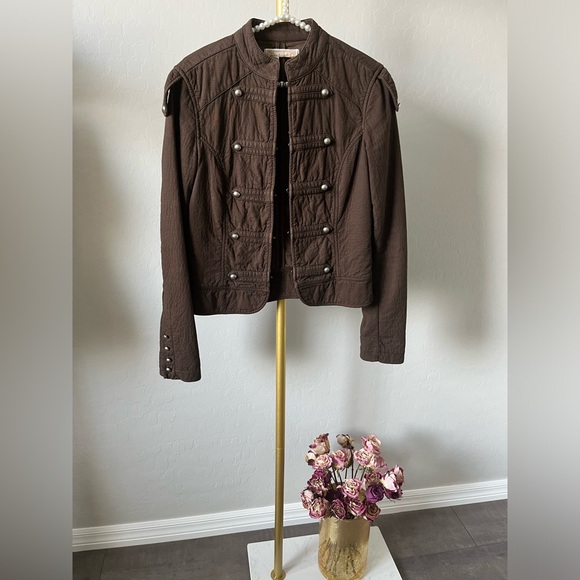 Zara Brown Military Jacket - Picture 7 of 7